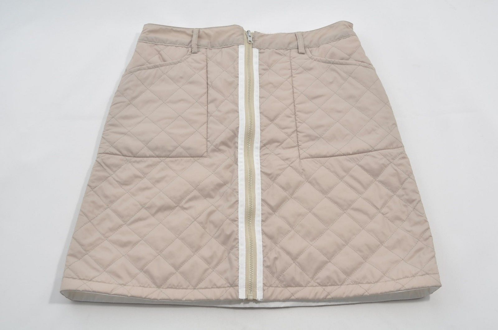 【美品】ランバンスポール　キルティングスカート ベージュ 未使用品 レディース ランバンスポール LANVIN SPORT スカート 38(M
