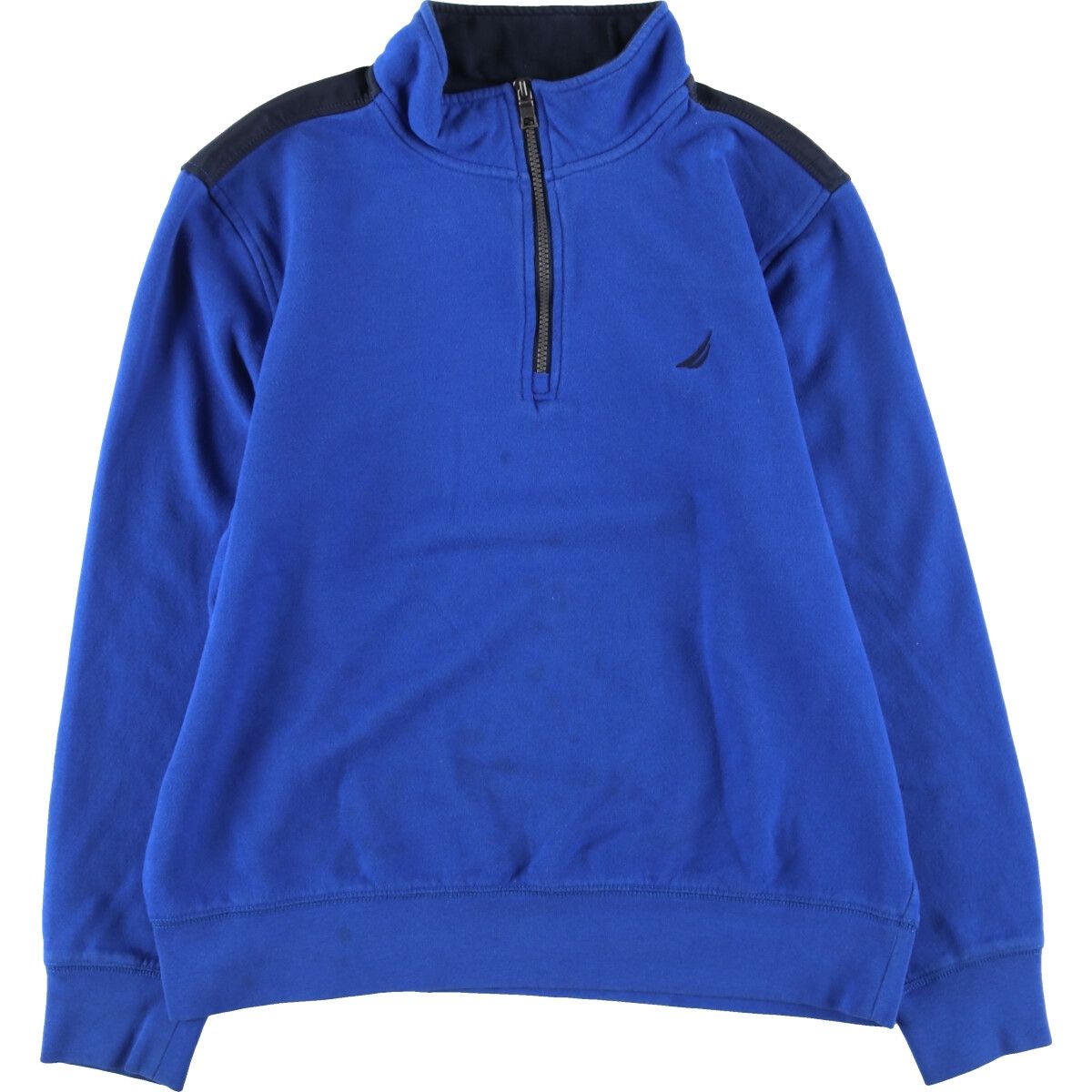 古着 ノーティカ NAUTICA ハーフジップスウェットシャツ トレーナー メンズL/eaa411190