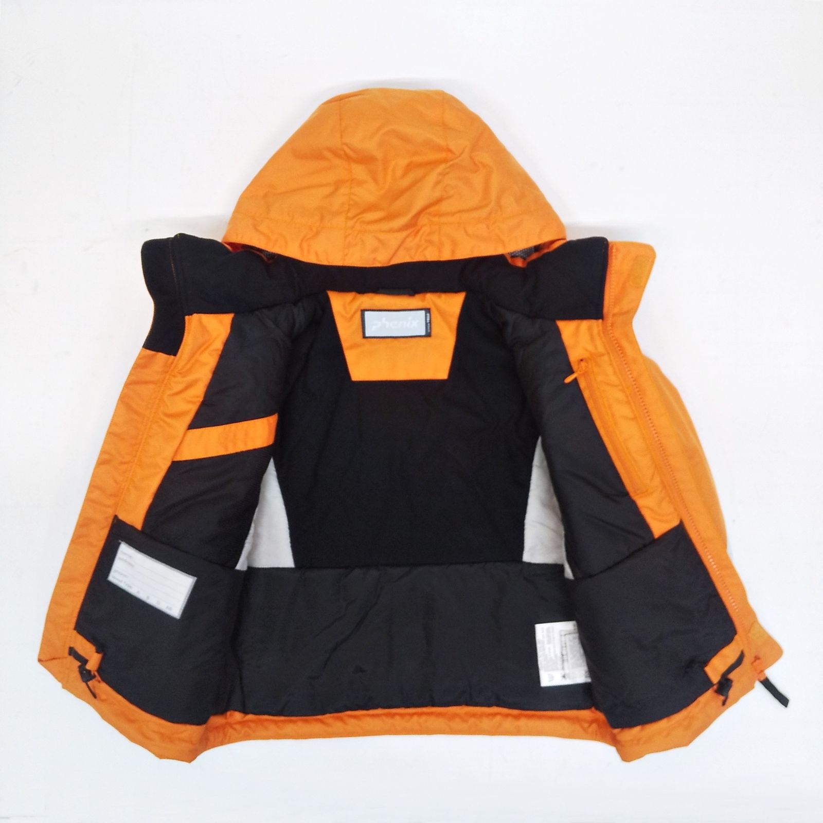 phenix フェニックス スキーウェア 上下 オレンジ ブルー 袖口インナー