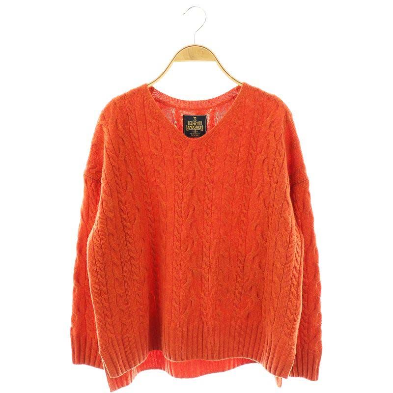 美品 ◆ URBAN RESEARCH ニット　ウール　カシミヤ　オレンジ アーバンリサーチ ドアーズ URBAN RESEARCH DOORS ハミルトン