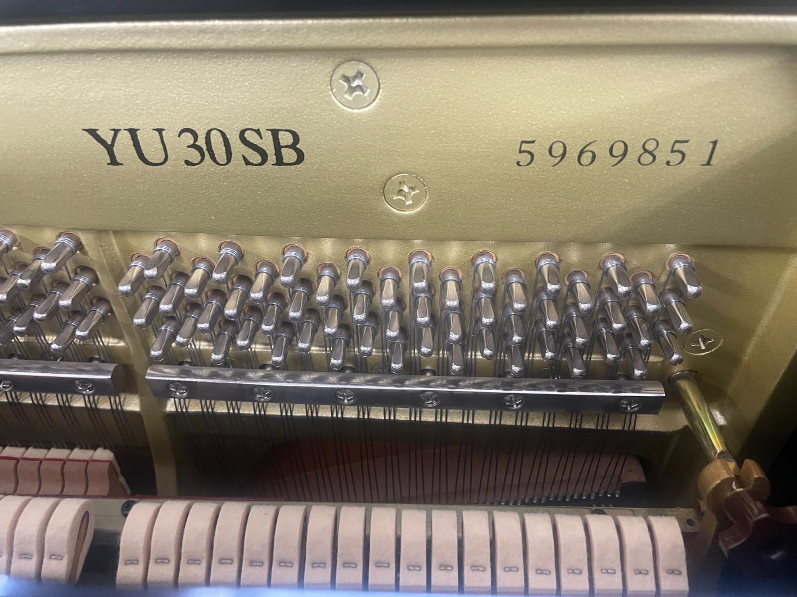 ☆65007【アップライトピアノ】YAMAHA YU30SB - メルカリ