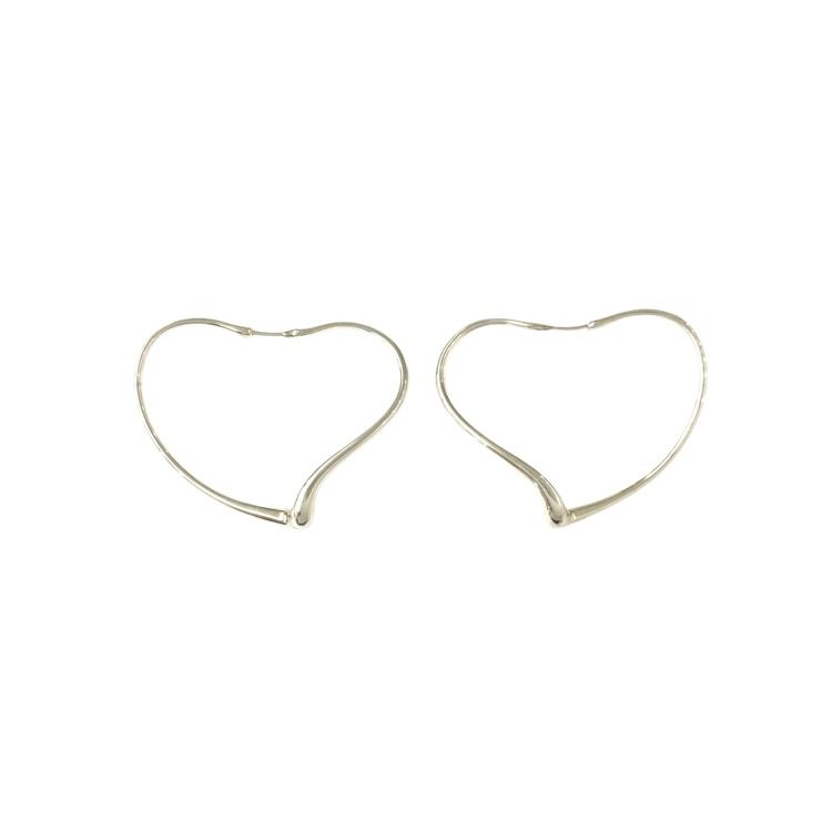 TIFFANY&Co. ティファニー オープン ハート フープ ピアス