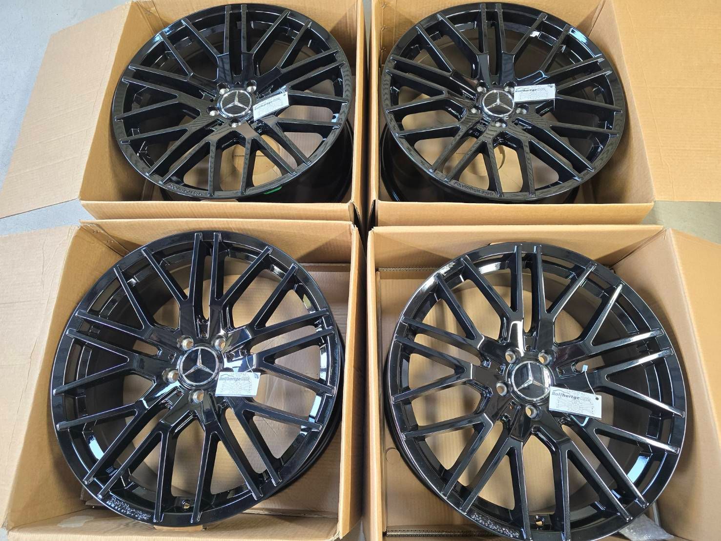 アウトレット品 Rolfhartge ロルフハルトゲ X10EVO Black Edition 8.5 9.5ｘ20 スターマークセンターキャップ Sクラス W223|W222 CLS C257|C218 Eクラス W213 Cクラス W206|W205