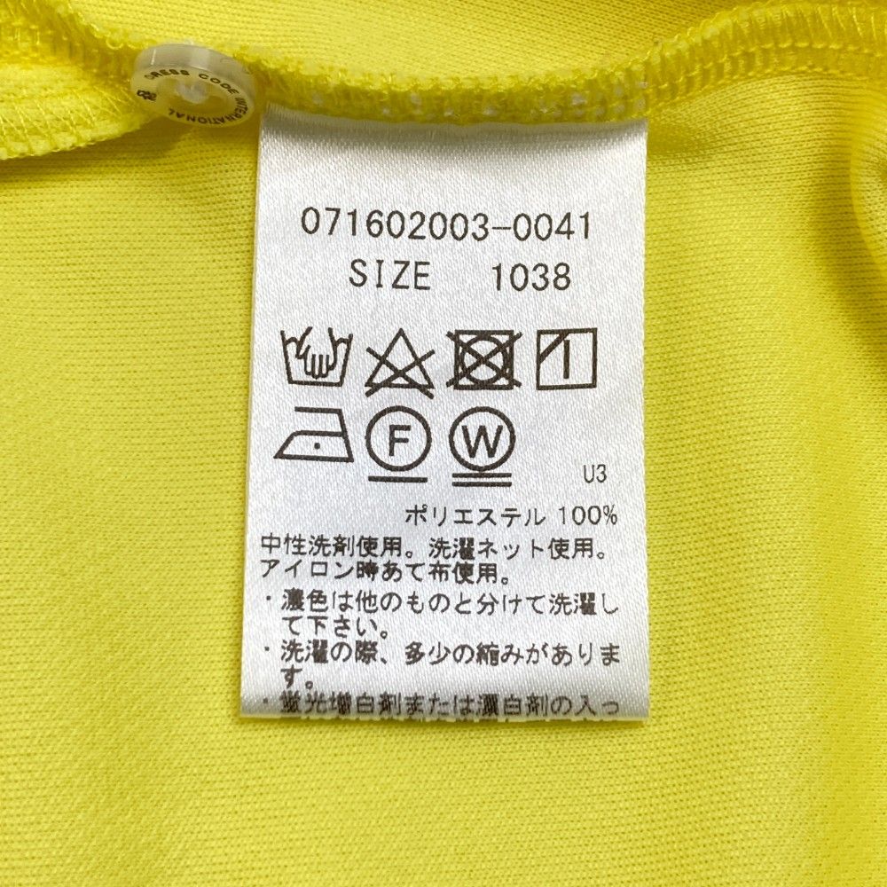 サイズ：38 ZOY ゾーイ 半袖ポロシャツ イエロー系