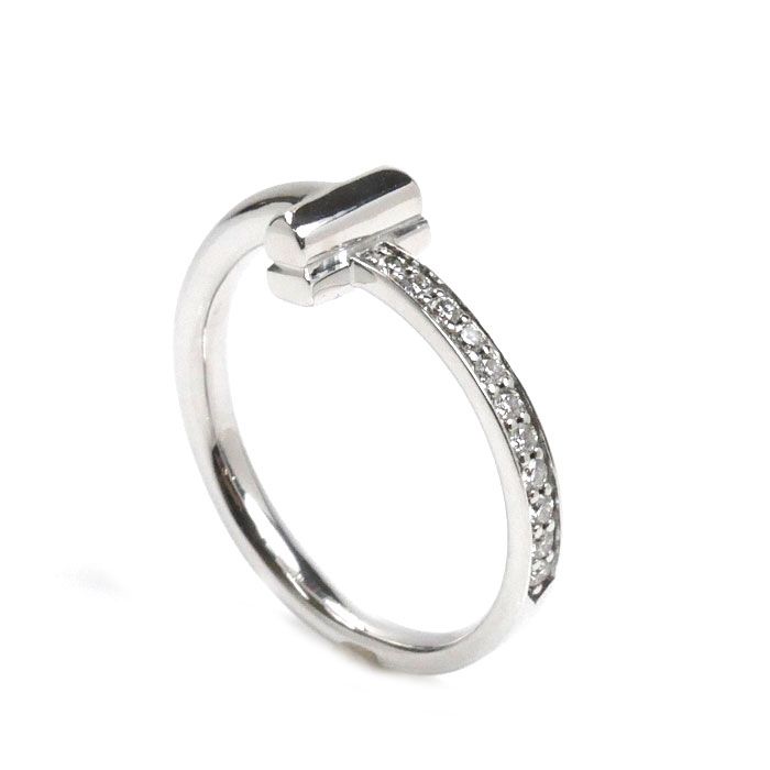 TIFFANY&Co. ティファニー K18WG ホワイトゴールド スタッキング  