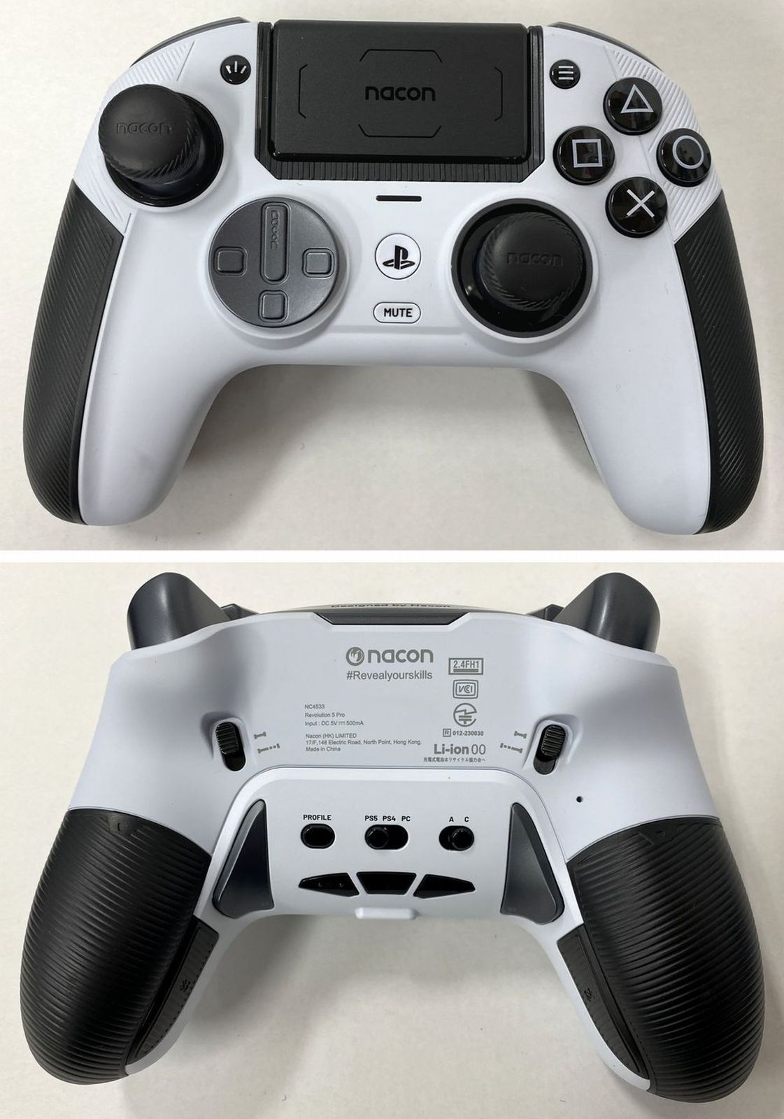 NACON REVOLUTION 5 PROコントローラー ホワイト PS5,PS4,PC対応