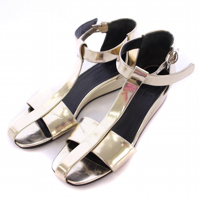中古・古着通販】CELINE (セリーヌ) ストラップサンダル レッド