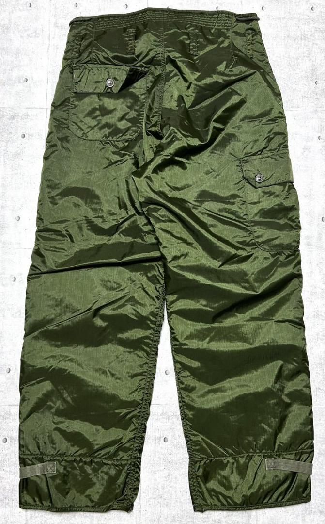 70s デッドストック US NAVY A-1 デッキパンツ ナイロンパンツ