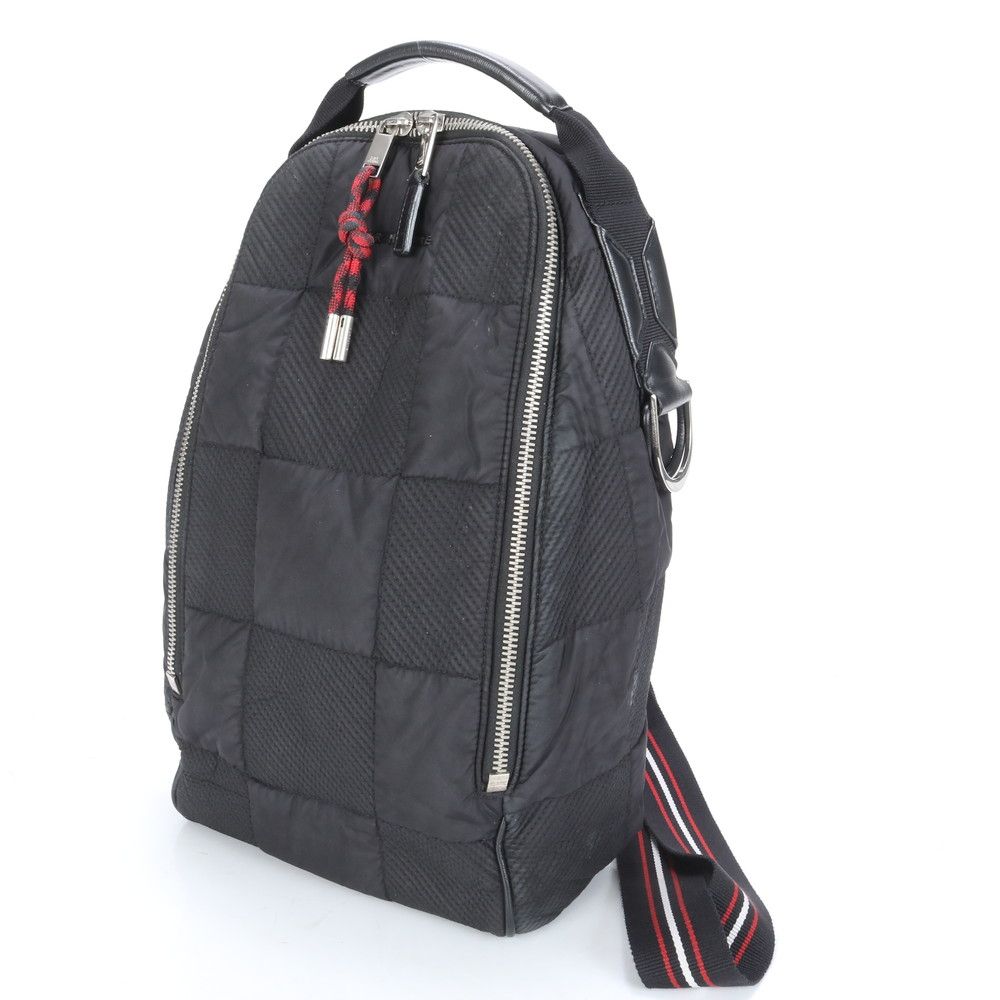 ディオール オム レザー ナイロン ボディバッグ 斜め掛け ボディ ウエストポーチ ショルダー ブラック メンズ RRM CC23-8