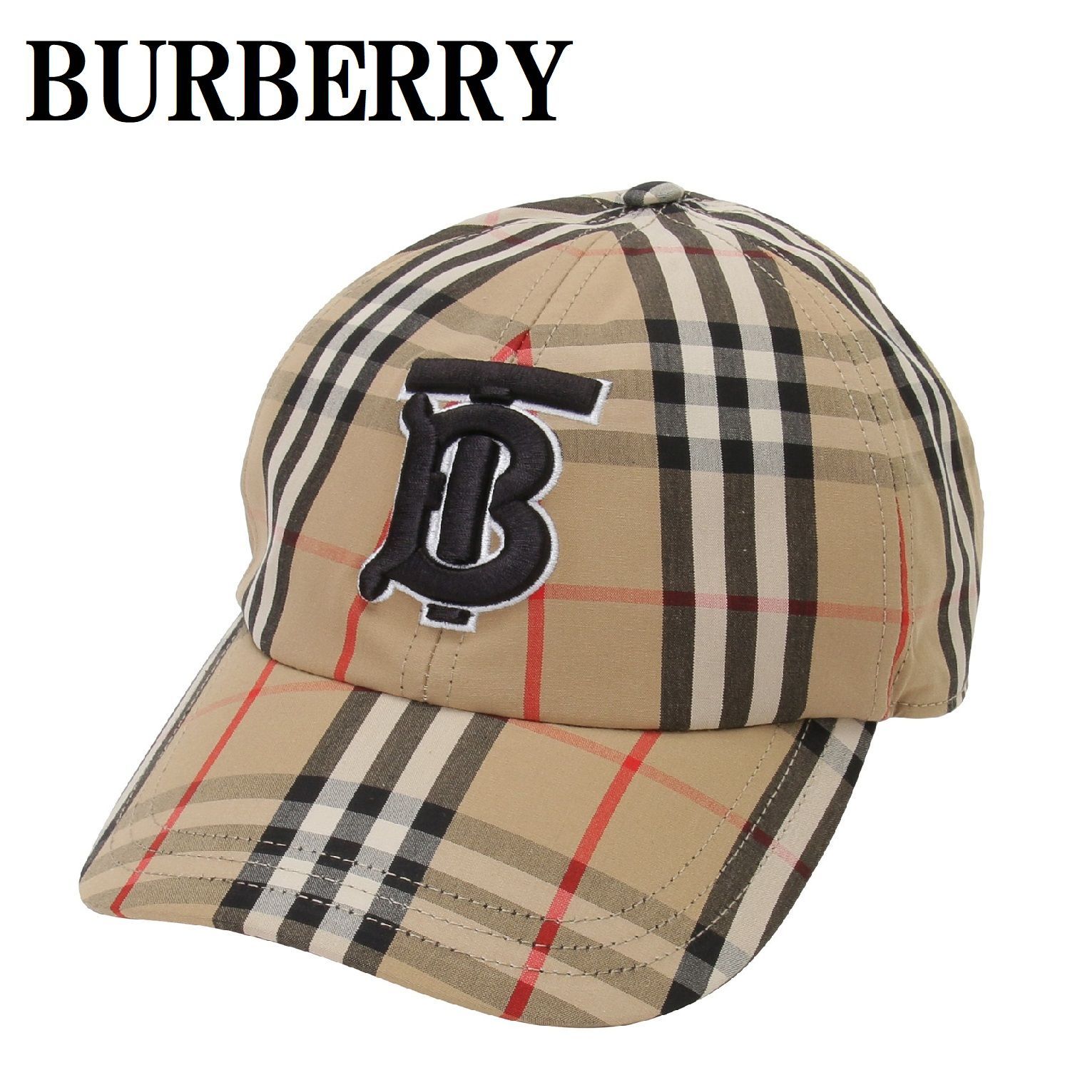 BURBERRY バーバリー 8068032 A7028 S M L チェック ベースボール 