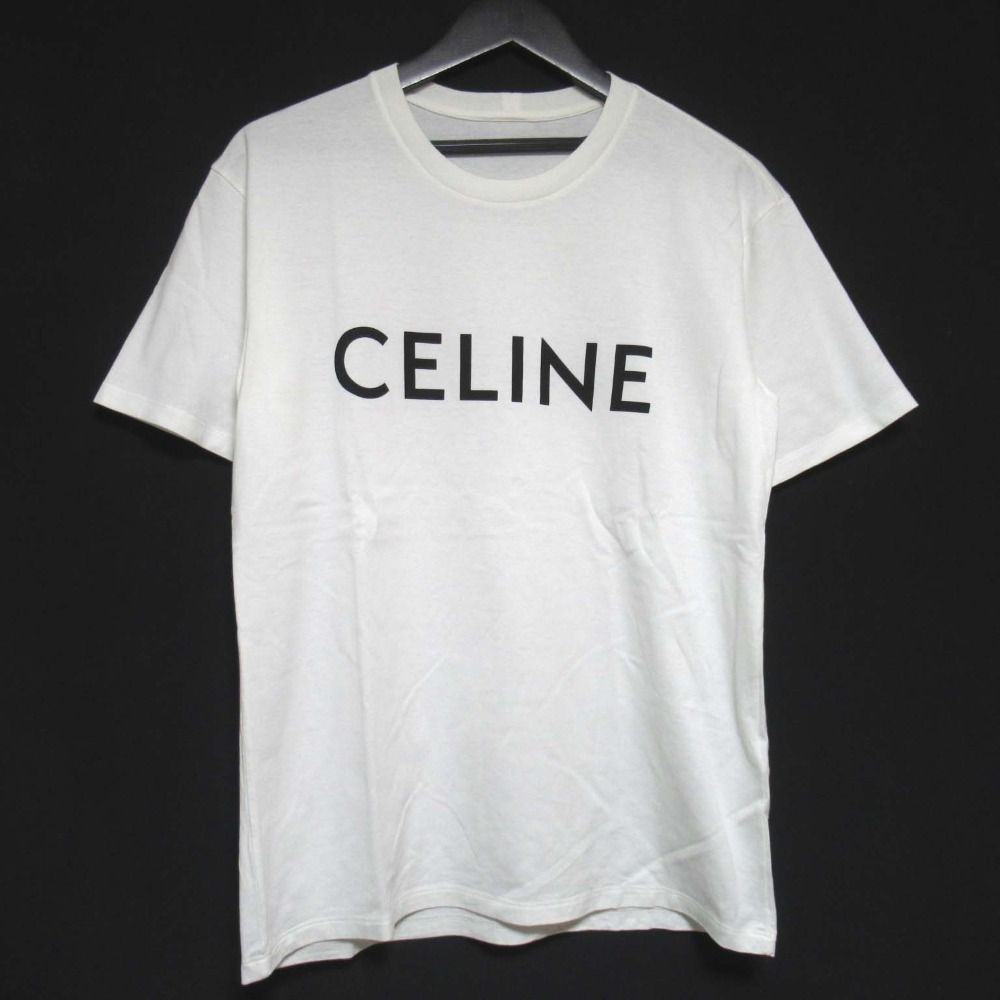 美品 クリーニング済 CELINE セリーヌ エディ期 ロゴプリント 半袖 T 