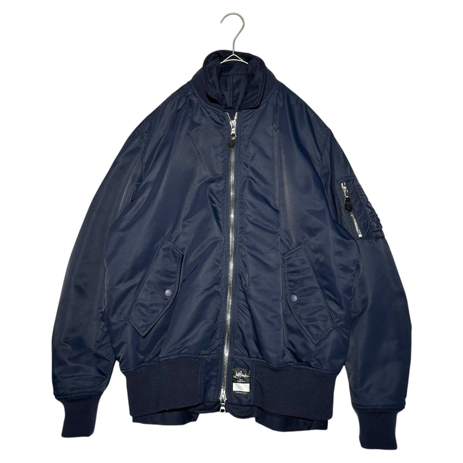 Loro Piana×藤原ヒロシ(ロロピアーナ×フジワラヒロシ) 21AW  Reversible MA-1 tailored jacket リバーシブル ボンバー テーラード ジャケット FAM1063 M ネイビー ブレザー コラボ ブルゾン
