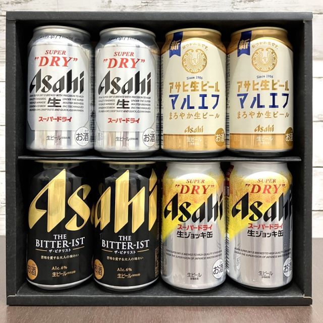 アサヒビール8缶】飲み比べギフトセットスーパードライ マルエフ