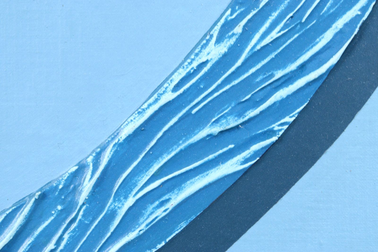 肉筆　mixed media　【抽象画】 MS-004肉筆真作 現代気鋭作家：麦耀明【さくら】画面サイズ：F4