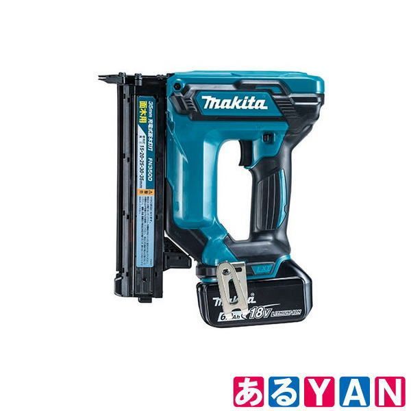 YAN マキタ 充電式フィニッシュネイラ FN350DRG 18V フルセット 6.0Ahバッテリー 充電器DC18RF ケース付 0088381880459