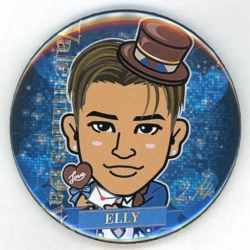 中古】バッジ・ピンズ ELLY(三代目 J SOUL BROTHERS) 75mm缶バッジ
