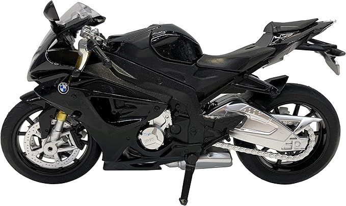 【在庫処分】童友社(DOYUSHA) ダイキャストモーターサイクル 1/12 BMW S1000 RR 黒 完成品