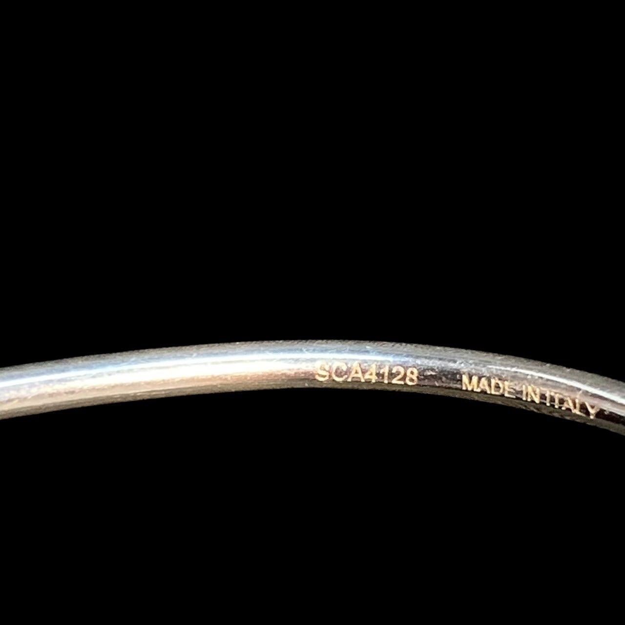 素敵♡セリーヌ　フープ ピアス　シルバー CELINE セリーヌ アクセサリー ピアス シルバー フープ 楕円 SCA4128