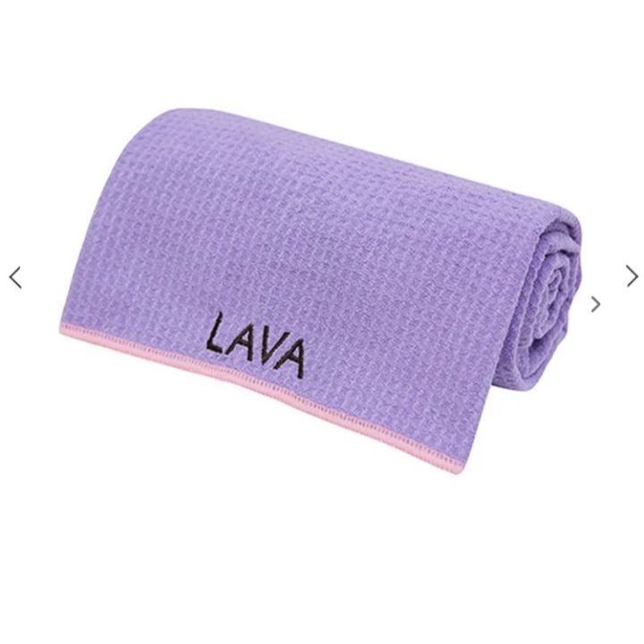 LAVAヨガマット（グレー）& ヨギラグ（紫）&エッセンシャルバーム LAVAヨガラグ新品 - メルカリ