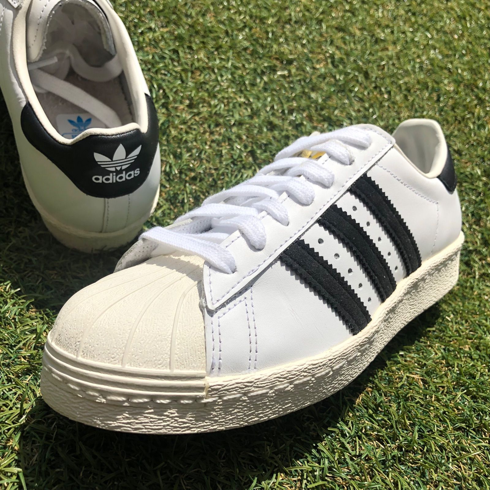 美品22.5 adidas SS80S アディダス スーパースター80s H96レディース ...