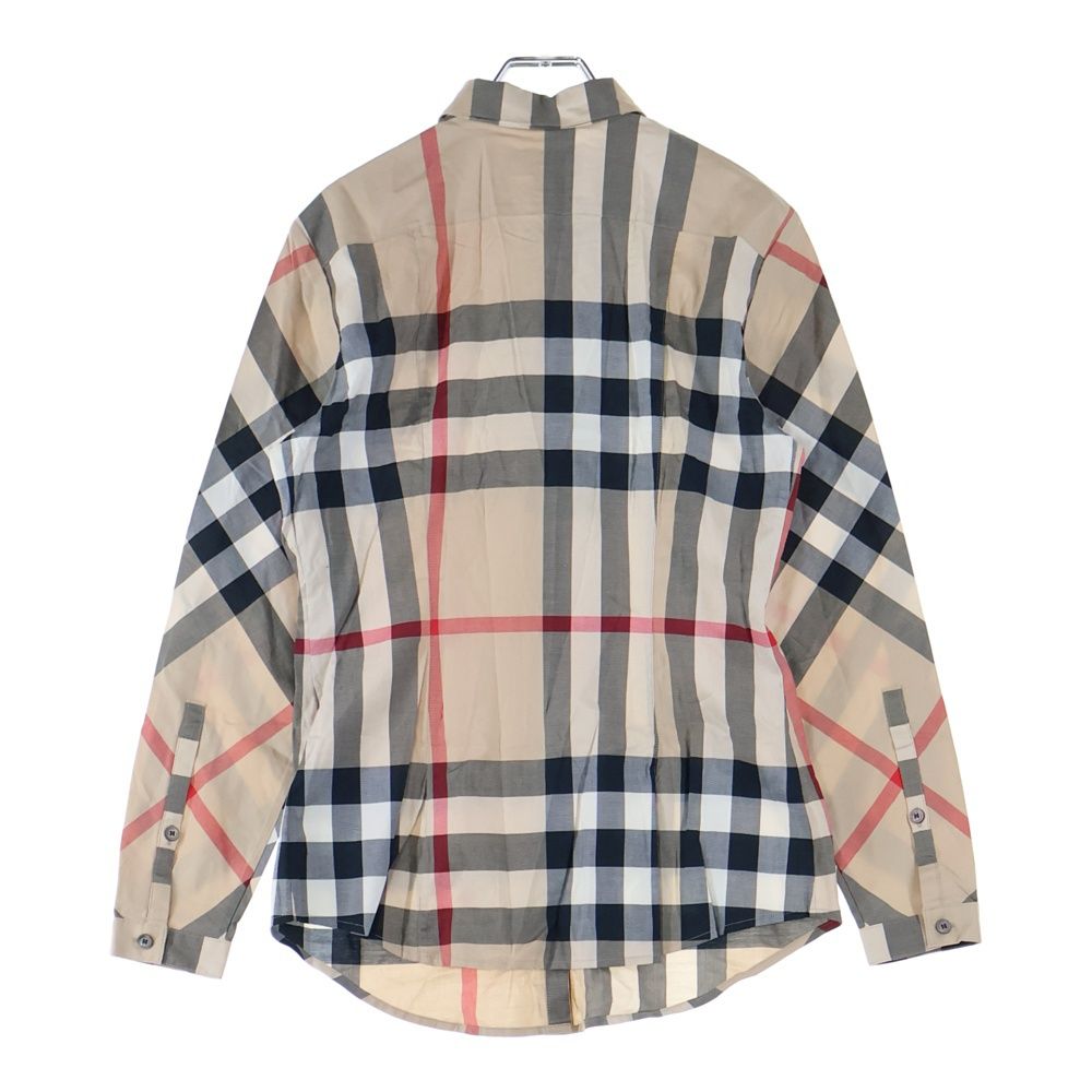 ノバチェック総柄 比翼ボタン