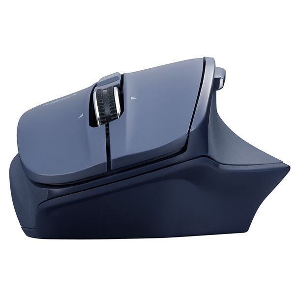  Digio 2 Bluetooth 高速スクロール静音マウス 5ボタン BlueLED MUS- ネイビー その他 キーボード