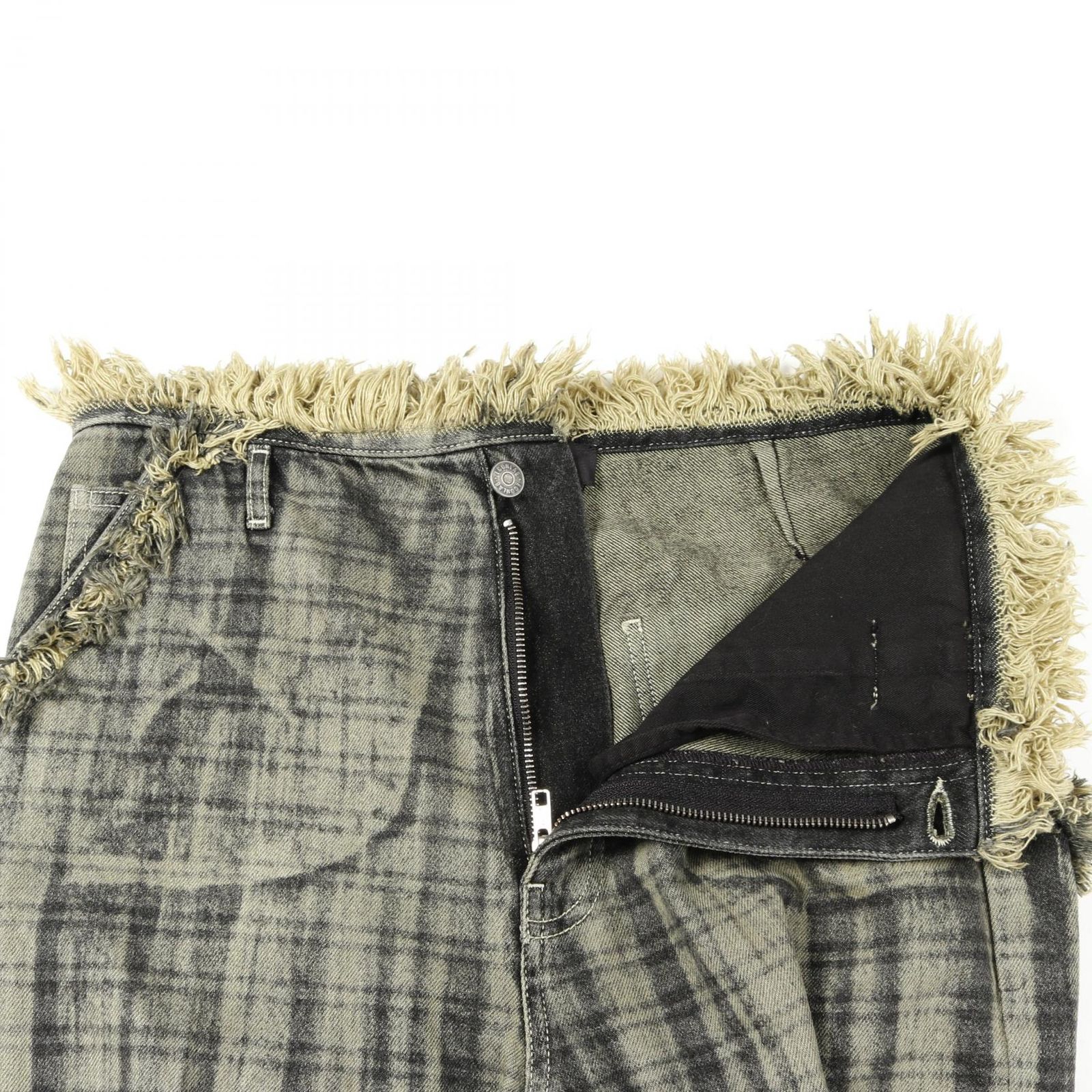 エゴンラボ EGONLAB デニムパンツ Argyle Denim グリーン