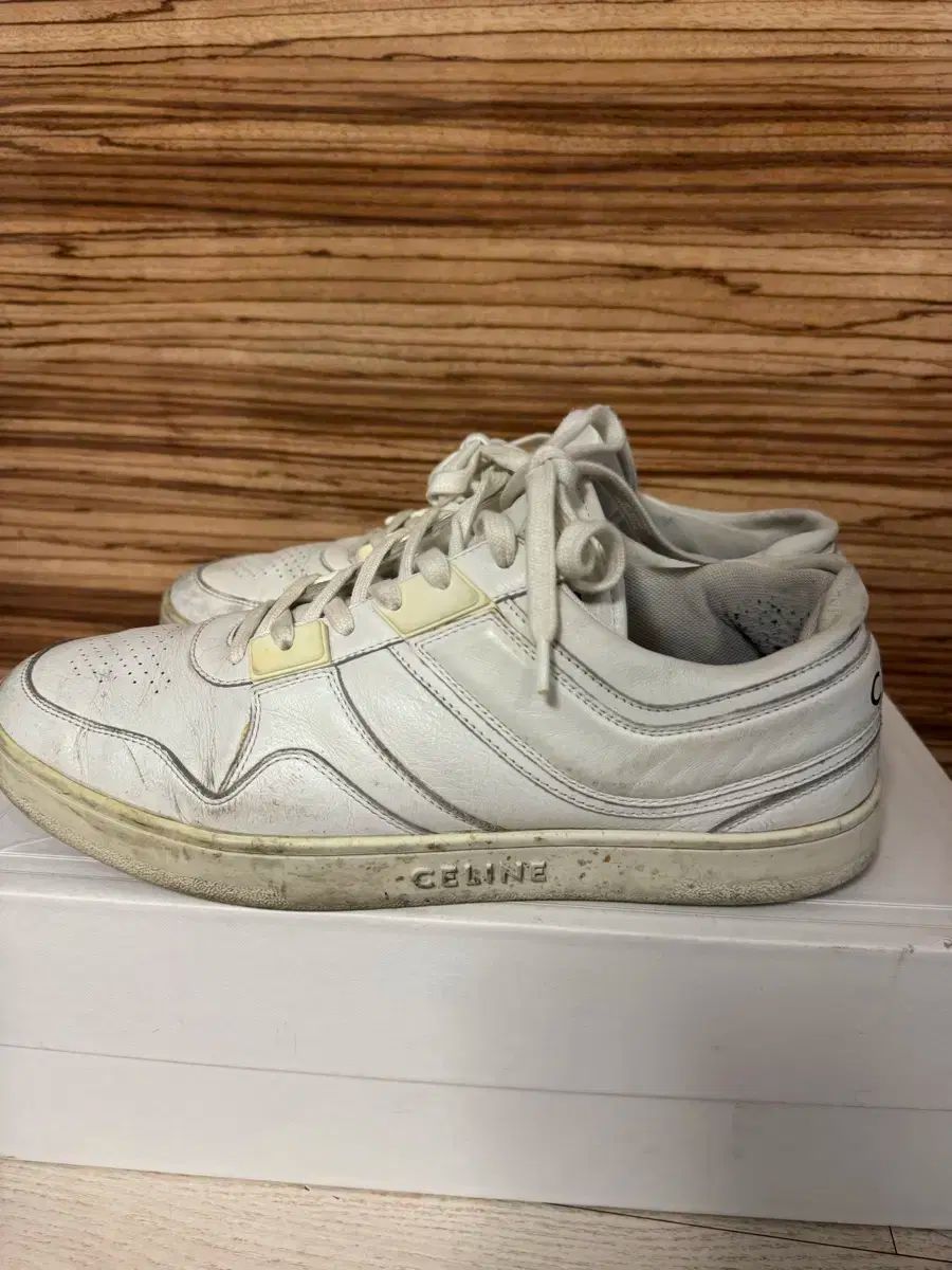 Celine トレーナー ロー レースアップ スニーカーズ 44 （ 285