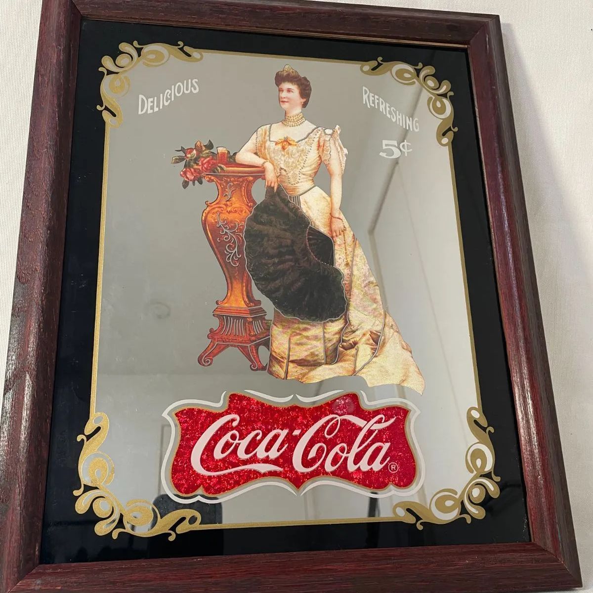 VINTAGE コカコーラ　cocacola パブミラー　アメリカン　アメカジアメリカン雑誌