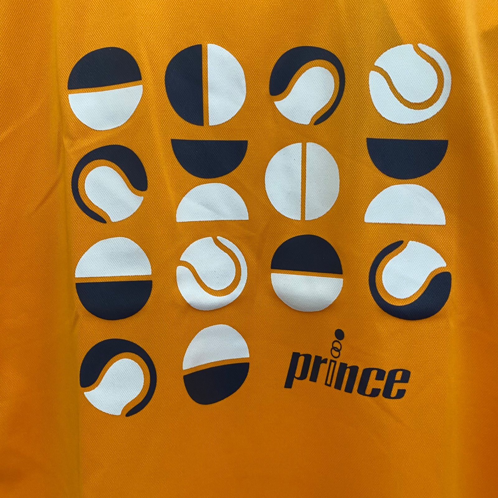 【新品・未使用】prince/ プリンス　レディース　半袖Tシャツ　オレンジ　Mサイズ　WS0018
