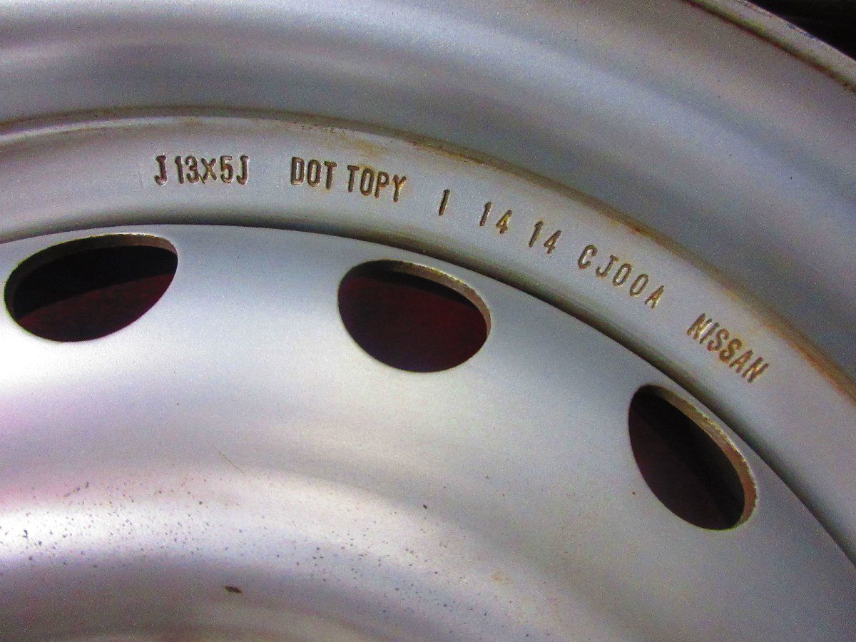 秋の新作が早くも激安！ スチール ホイール 4本 日産 ADバン NV150 Y12 純正 13×5J 4穴100 40 ハブ径 60 AD エキスパート ADワゴン NV150 AD◆51953H