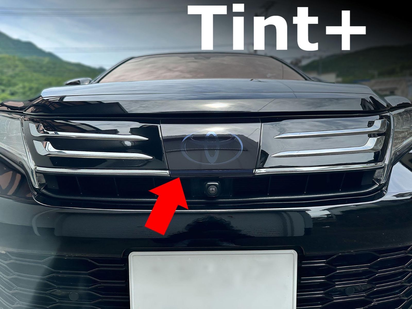 60ハリアー前期テールランプスモークフィルムtint + Tint+ トヨタ ハリアー 60系 前期 テールランプ 用 Type2