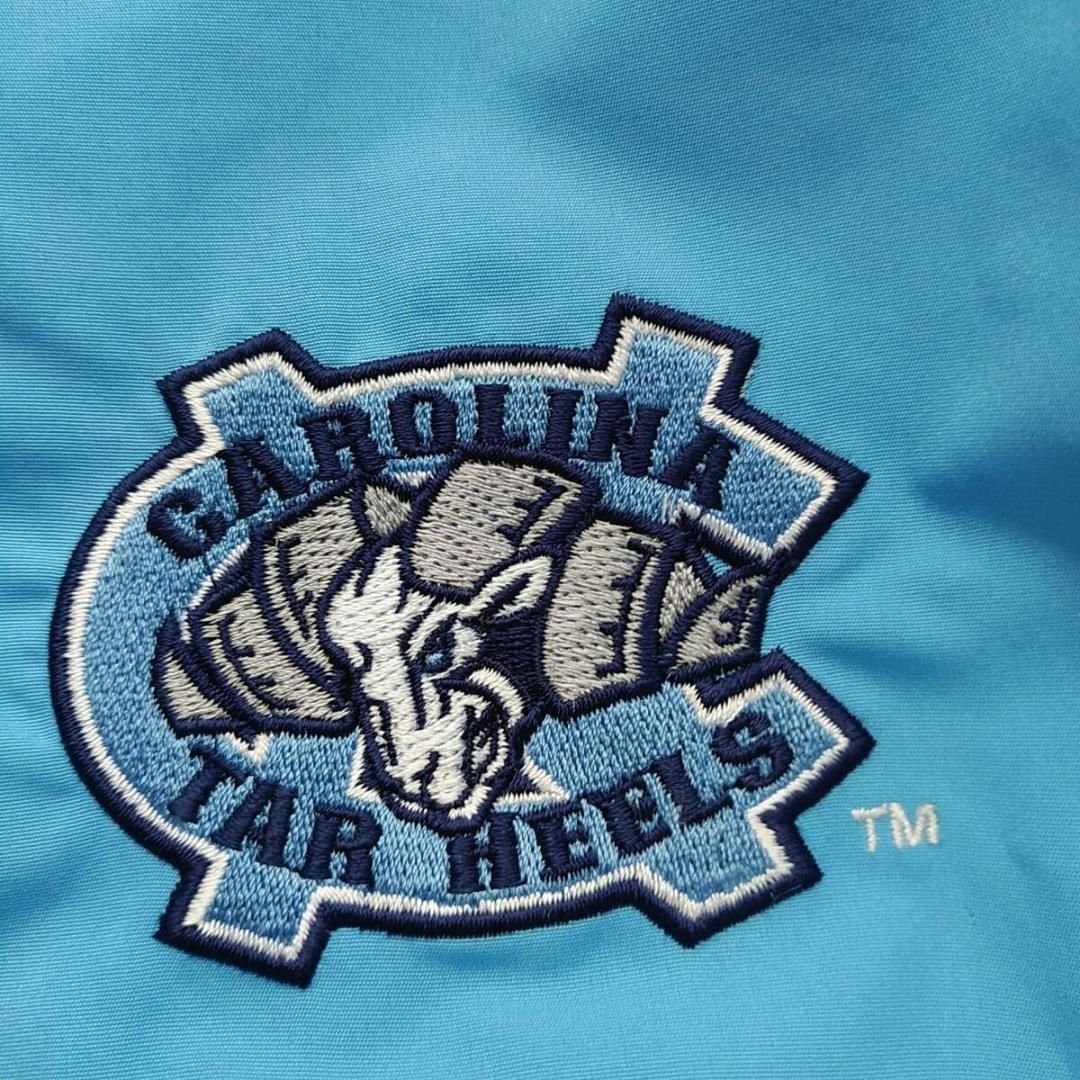 ナイキ ノースカロライナ大学 ナイロンプルオーバー ネイビー Y2K