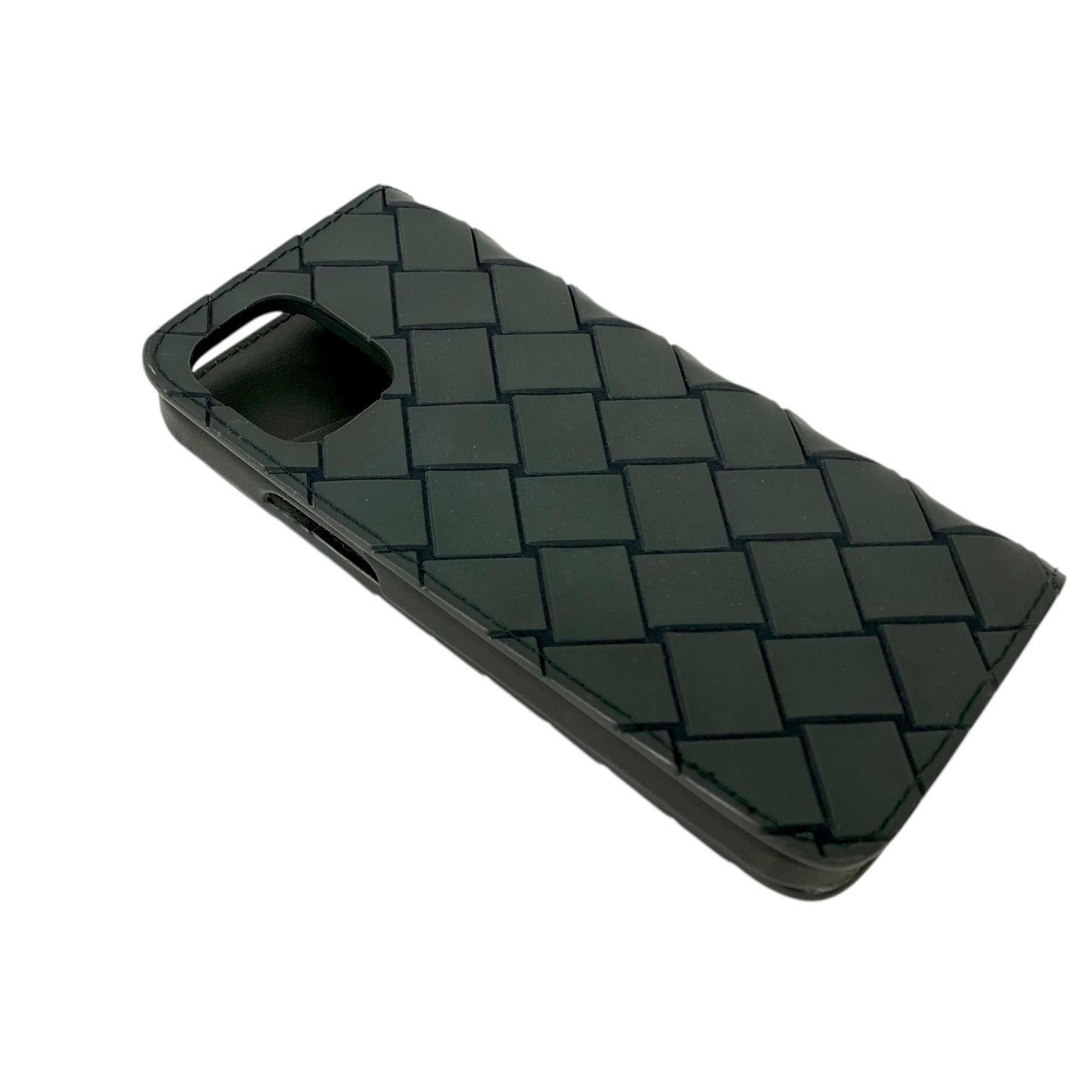 トクキレ】ボッテガヴェネタ レザーケース 手帳型 黒 (iPhone 12 トクキレ】ボッテガヴェネタ レザーケース 手帳型 黒 (iPhone 12