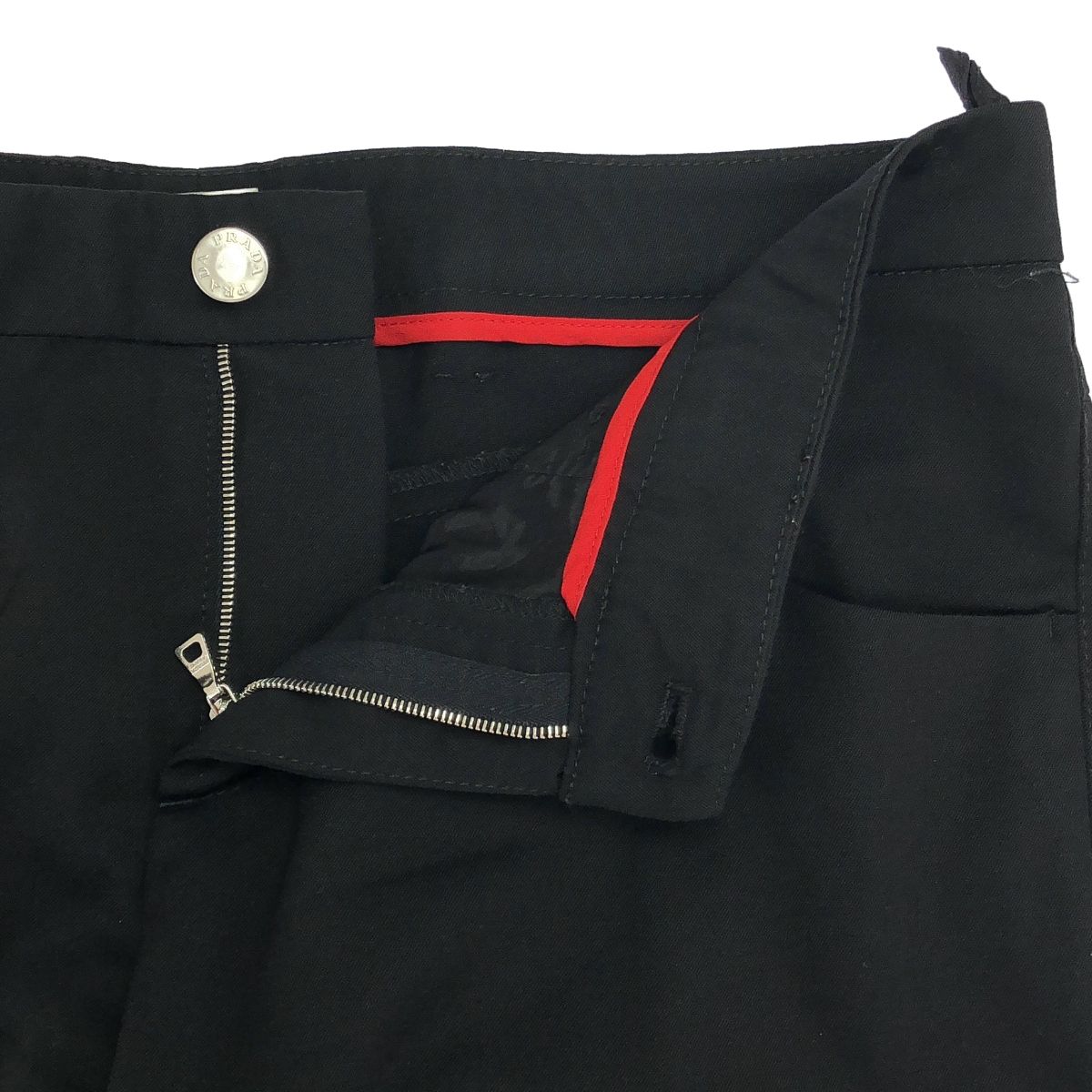プラダスポーツ　黒　赤タグ　サイドジップパンツ　PRADA プラダスポーツ 黒 赤タグ サイドジップパンツ PRADA