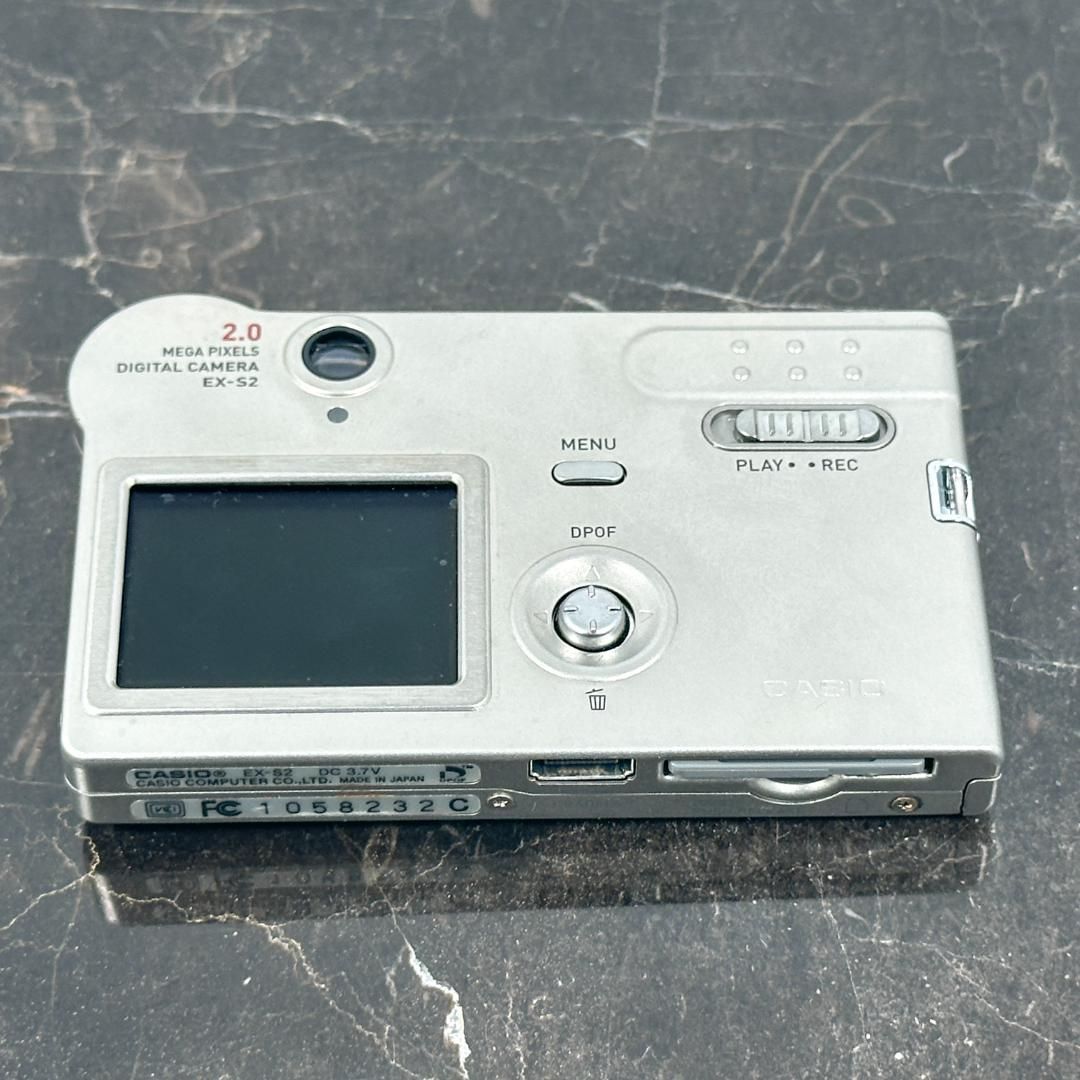 【美品】CASIO カシオ EXILIM EX-S2 レトロコンデジ 美品】CASIO カシオ EXILIM EX-S2 レトロコンデジ エクシリム
