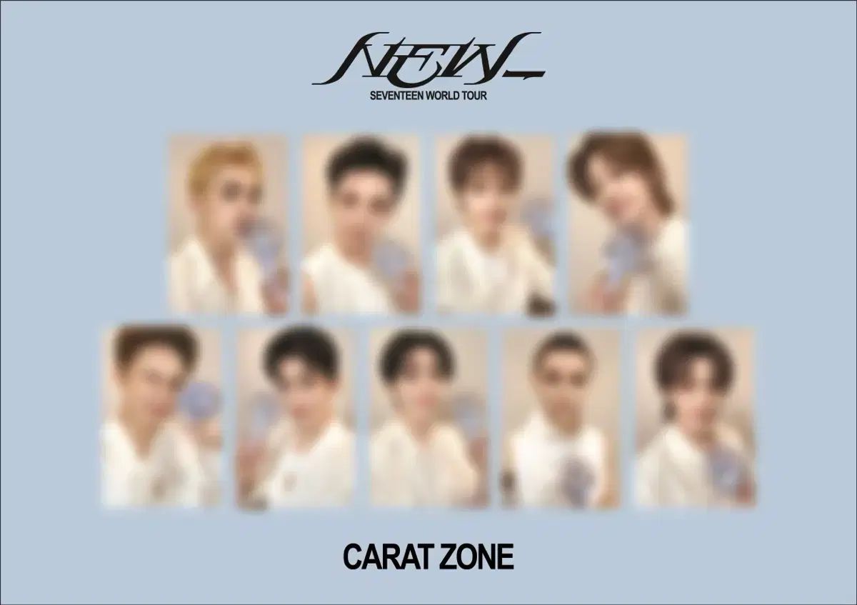 SEVENTEEN セブンティーン セブチ NEW WORLD TOUR ワールドツアー CARAT ZONE カラットゾーン フルセット FULL SET