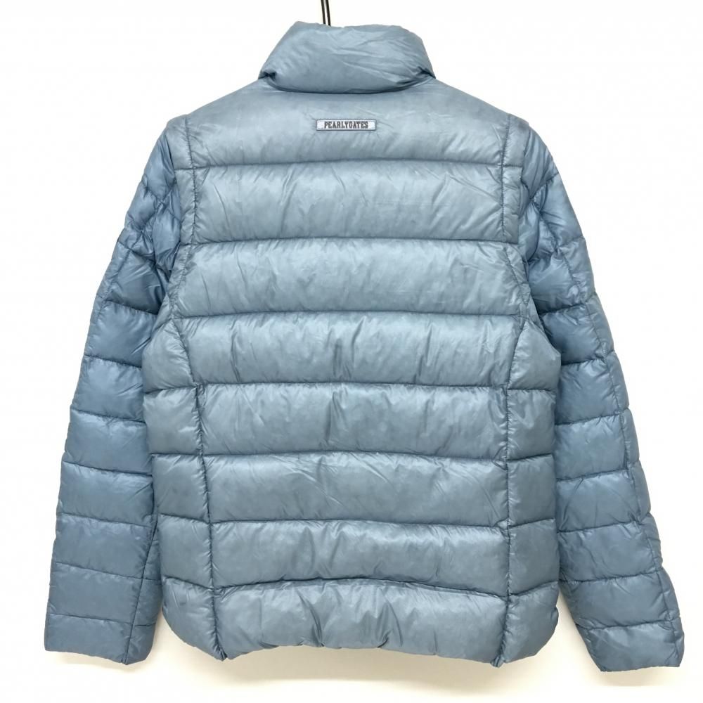 パーリーゲイツ 2WAYダウンジャケット ライトブルー 軽量 袖着脱可