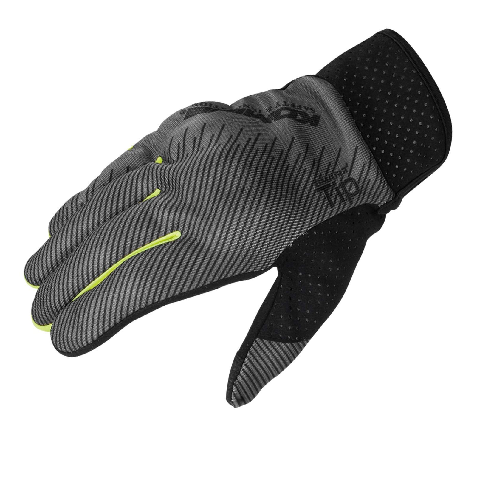 L_ダークグレー [コミネ] バイク用 プロテクトライディングメッシュグローブ ダークグレー L GK-233 1231 春夏秋向け メッシュ素材