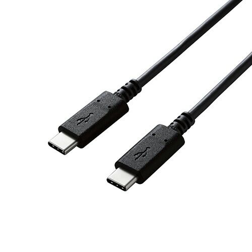 5個セット エレコム USB2.0ケーブル|C-Cタイプ|認証品|PD対応|3A出力|3.0m|ブラック U2C-CC30NBK2X5