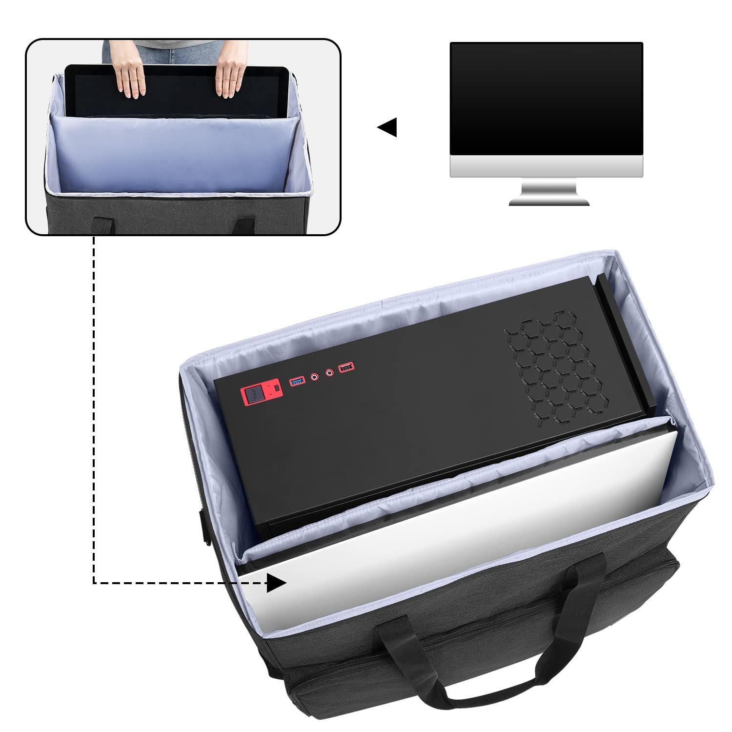 デスクトップPC 周辺機器 持ち運び