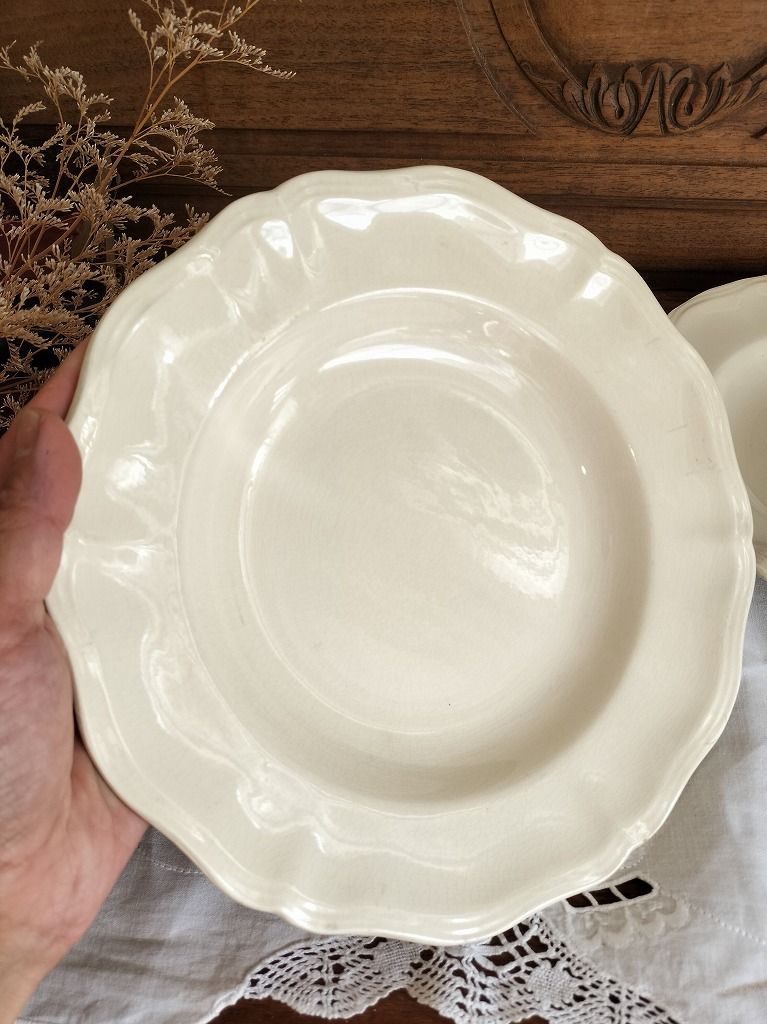 アンティーク 花リム