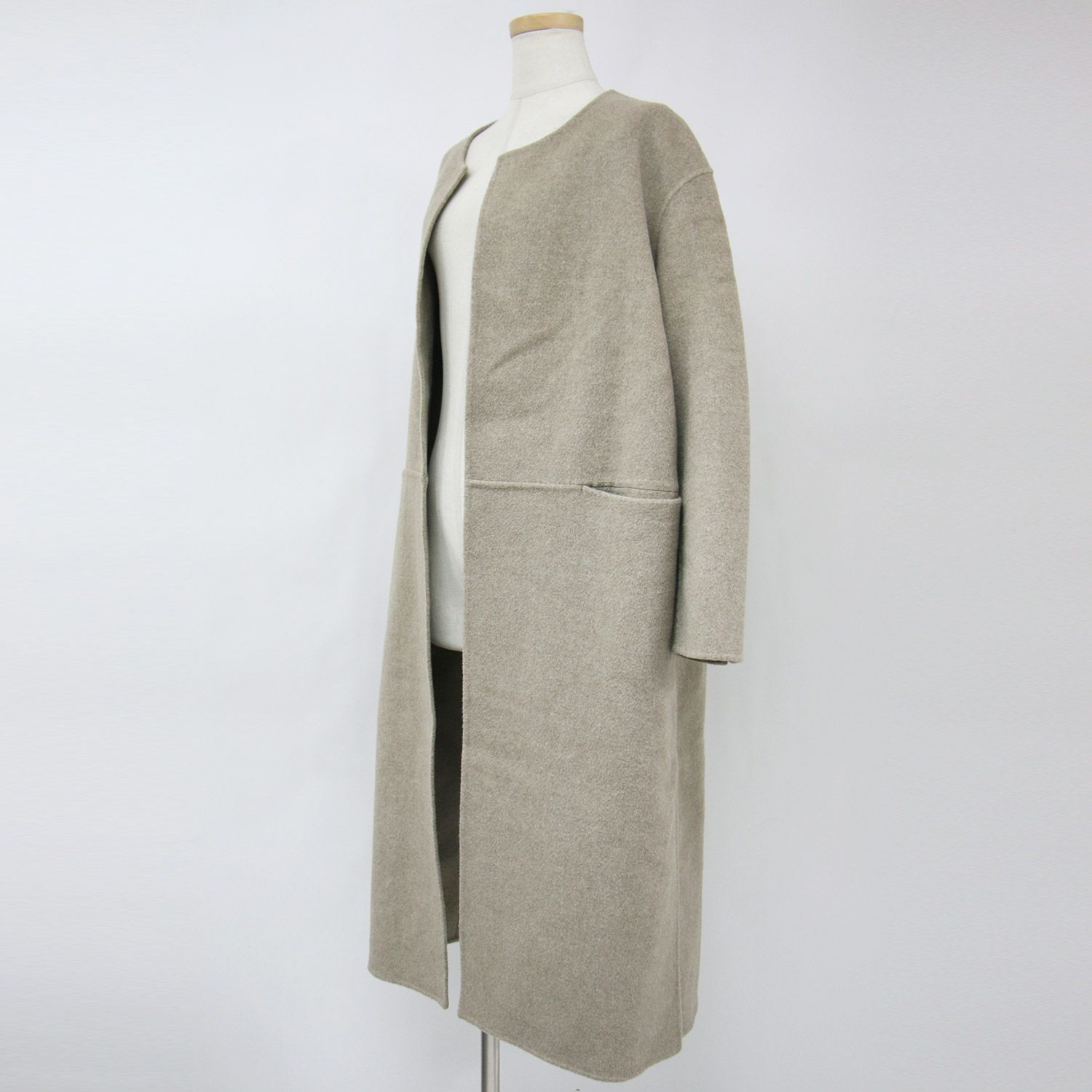 美品 MUSE ミューズ ドゥーズィエムクラス ロング リバーコート 黒 36 ☆極美品☆ミューズ ドゥーズィエムクラス リバーコート Victorian