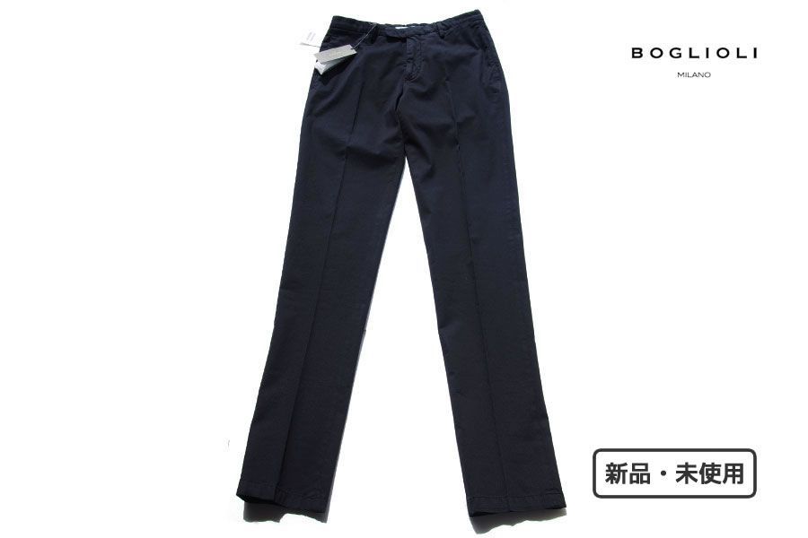 新品｜未使用｜ボリオリ｜BOGLIOLI｜ストレッチチノパン｜ネイビー｜44