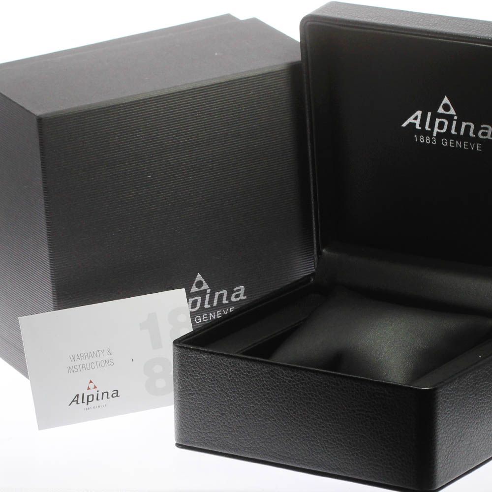 アルピナ Alpina AL-372BMLY4FBS6 スタータイマー ビッグデイト クロノグラフ クォーツ メンズ未使用品_684336