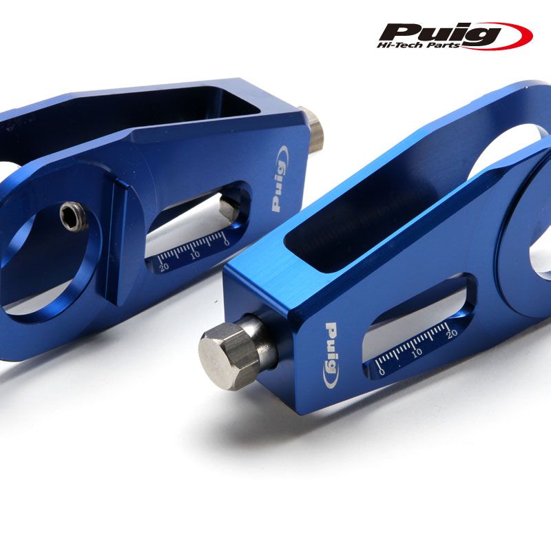 Puig 20697A CHAIN TENSIONER [BLUE] YAMAHA YZF-R6 (06-16