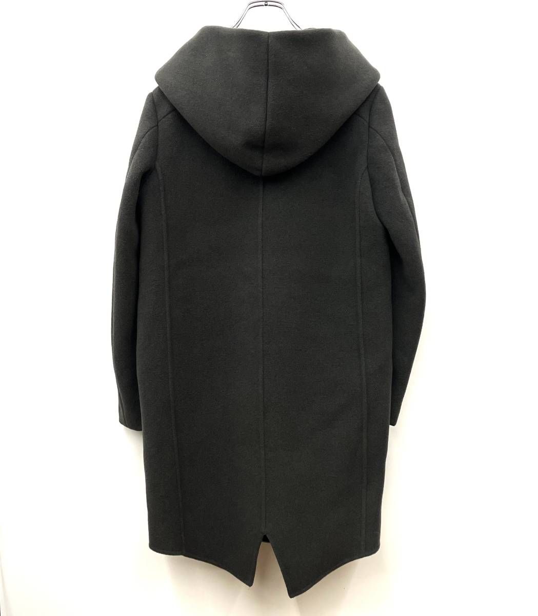 カズユキクマガイ ATTACHMENT カシミヤ混ビーバーフーデッドコート KAZUYUKI KUMAGAI カズユキクマガイ カシミヤ混 Wフェイス