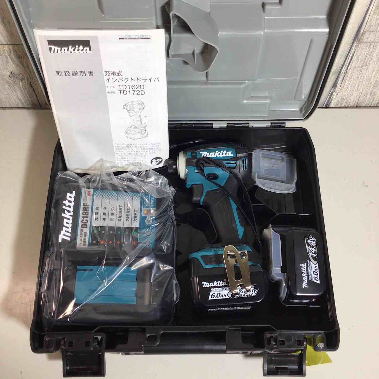 タイムセールも有。 ♥品 マキタ makita コードレス インパクトドライバー TD162DRGX フルセット インパクト 純正 純正品 充電式 14.4V 戸田店