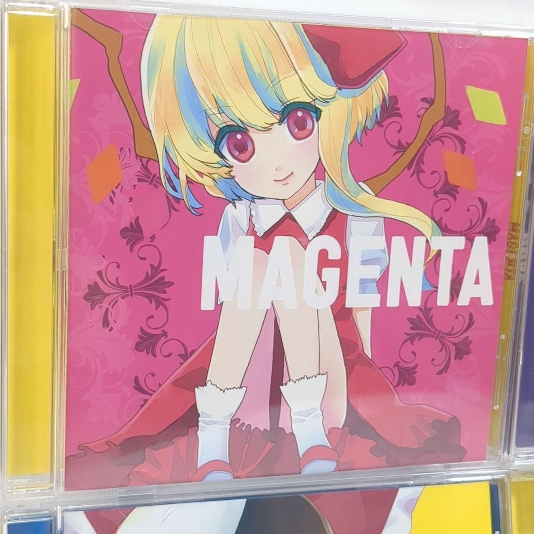 Liz Triangle マゼンタ グレー シアン イエロー 東方 同人CD - メルカリ
