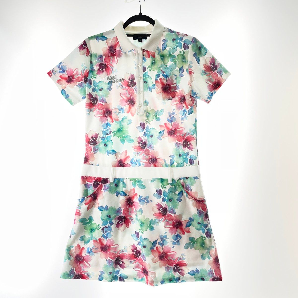 kiss on the green 花柄ゴルフワンピース